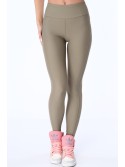 Leggings with a transparent khaki stripe MR13861 - Online store - Boutique